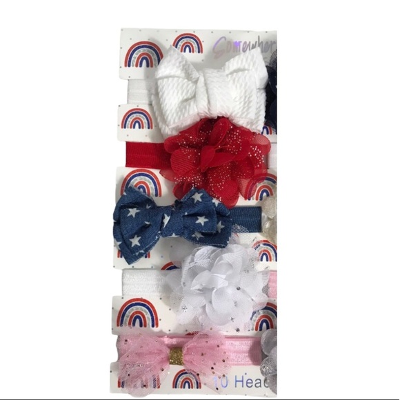 NWT Danbar Global Set of 10 Headbands - Picture 5 of 10